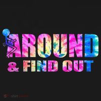 Vintaeg F Around And Find Out Tie Dye Lover Gift Visor thumb 3