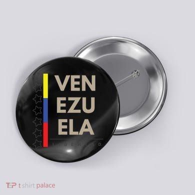 Venezuelan Flag Apparel With 7 Stars Libertad Tricolor Gift Button