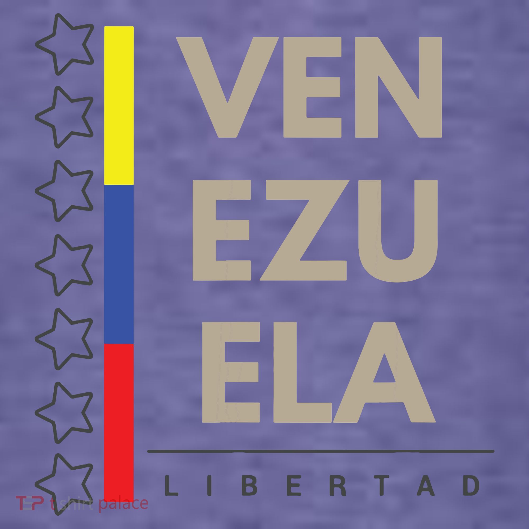Venezuelan Flag Apparel With 7 Stars Libertad Tricolor Gift T-Shirt