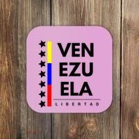 Venezuelan Flag Apparel 7 Stars Libertad Proud White Gift Coaster thumb 0