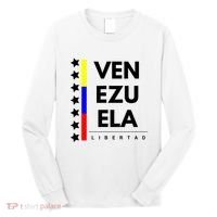 Venezuelan Flag Apparel 7 Stars Libertad Proud White Gift Long Sleeve Shirt thumb 0