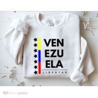 Venezuelan Flag Apparel 7 Stars Libertad Proud White Gift Sweatshirt thumb 2