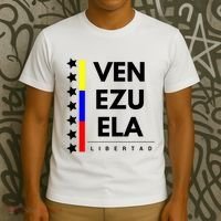 Venezuelan Flag Apparel 7 Stars Libertad Proud White Gift T-Shirt thumb 3