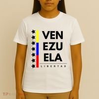 Venezuelan Flag Apparel 7 Stars Libertad Proud White Gift T-Shirt thumb 4