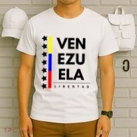 Venezuelan Flag Apparel 7 Stars Libertad Proud White Gift T-Shirt thumb 6