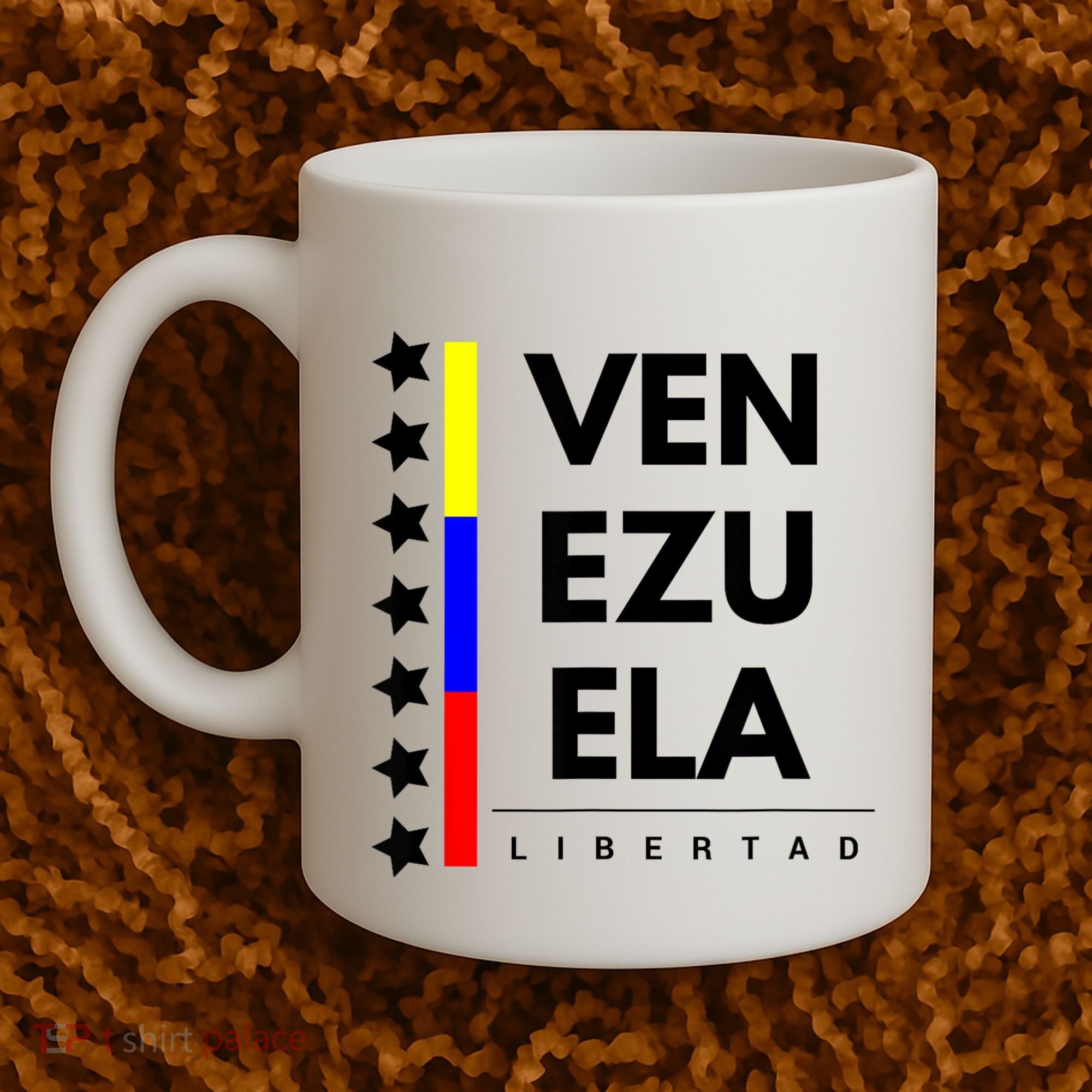 Venezuelan Flag Apparel 7 Stars Libertad Proud White Gift Coffee Mug