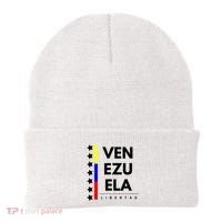 Venezuelan Flag Apparel 7 Stars Libertad Proud White Gift Beanie thumb 0