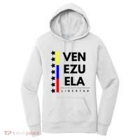 Venezuelan Flag Apparel 7 Stars Libertad Proud White Gift Women's Hoodie thumb 0