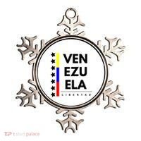 Venezuelan Flag Apparel 7 Stars Libertad Proud White Gift Ornament thumb 0