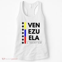 Venezuelan Flag Apparel 7 Stars Libertad Proud White Gift Women's Tank Top thumb 0