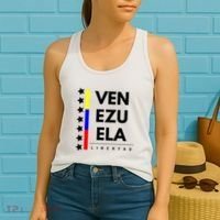 Venezuelan Flag Apparel 7 Stars Libertad Proud White Gift Women's Tank Top thumb 2