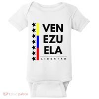 Venezuelan Flag Apparel 7 Stars Libertad Proud White Gift Baby Bodysuit thumb 0