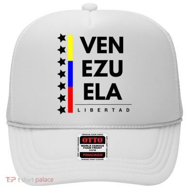 Venezuelan Flag Apparel 7 Stars Libertad Proud White Gift Hat