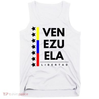 Venezuelan Flag Apparel 7 Stars Libertad Proud White Gift Tank Top