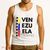 Venezuelan Flag Apparel 7 Stars Libertad Proud White Gift Tank Top thumb 3
