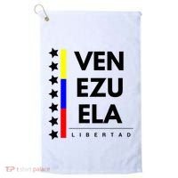 Venezuelan Flag Apparel 7 Stars Libertad Proud White Gift Golf Towel thumb 0