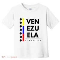 Venezuelan Flag Apparel 7 Stars Libertad Proud White Gift Toddler T-Shirt thumb 0