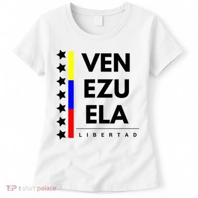 Venezuelan Flag Apparel 7 Stars Libertad Proud White Gift Women's T-Shirt