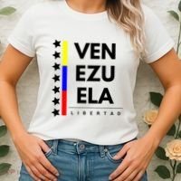 Venezuelan Flag Apparel 7 Stars Libertad Proud White Gift Women's T-Shirt thumb 2