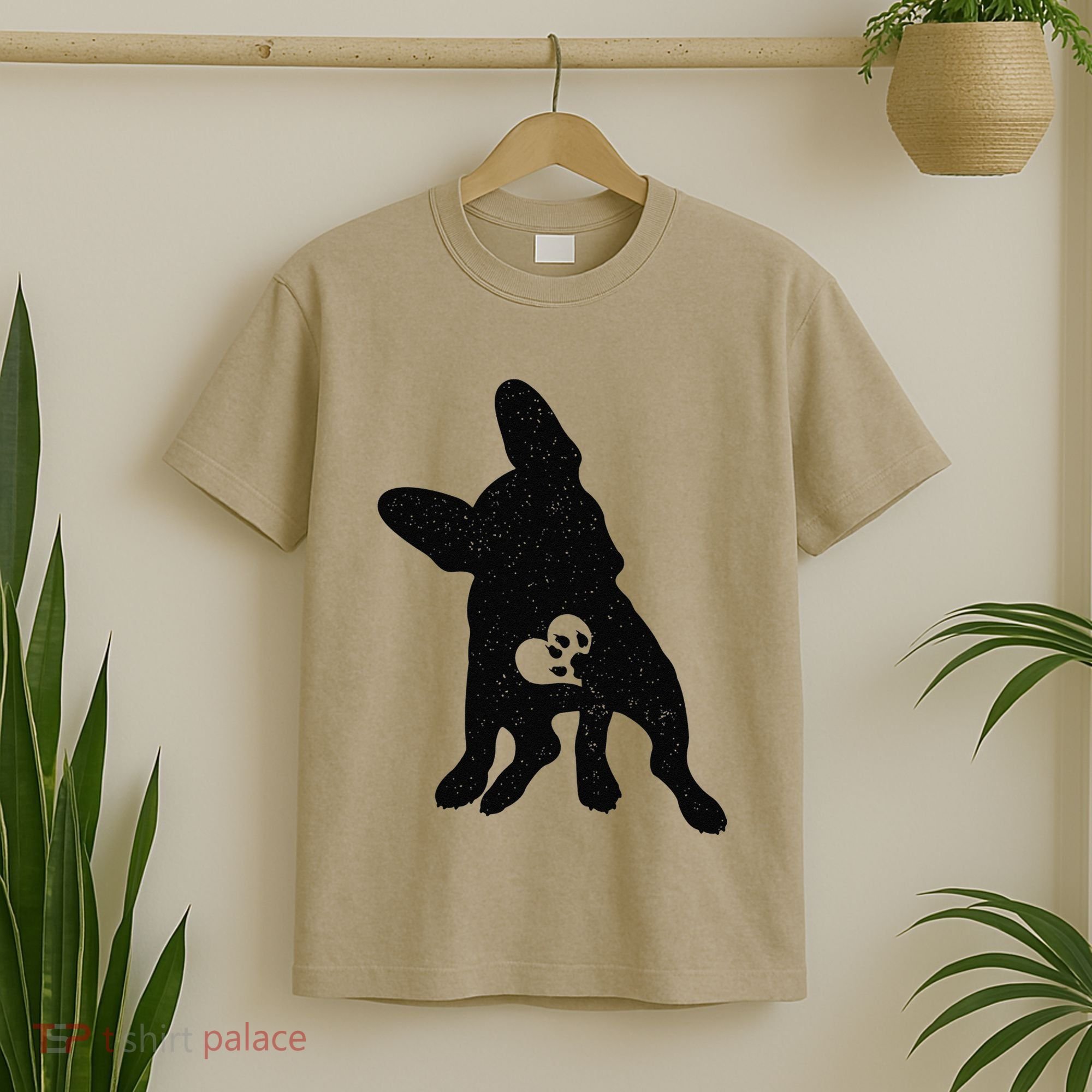 Vintage French Bulldog Dog Valentine's Day Love T-Shirt