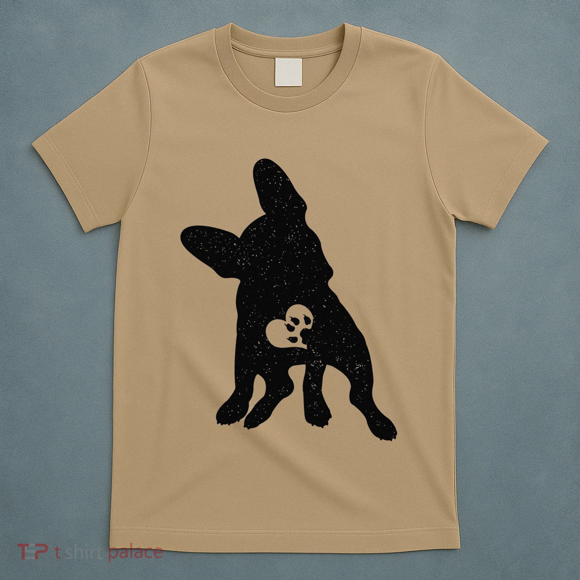 Vintage French Bulldog Dog Valentine's Day Love T-Shirt
