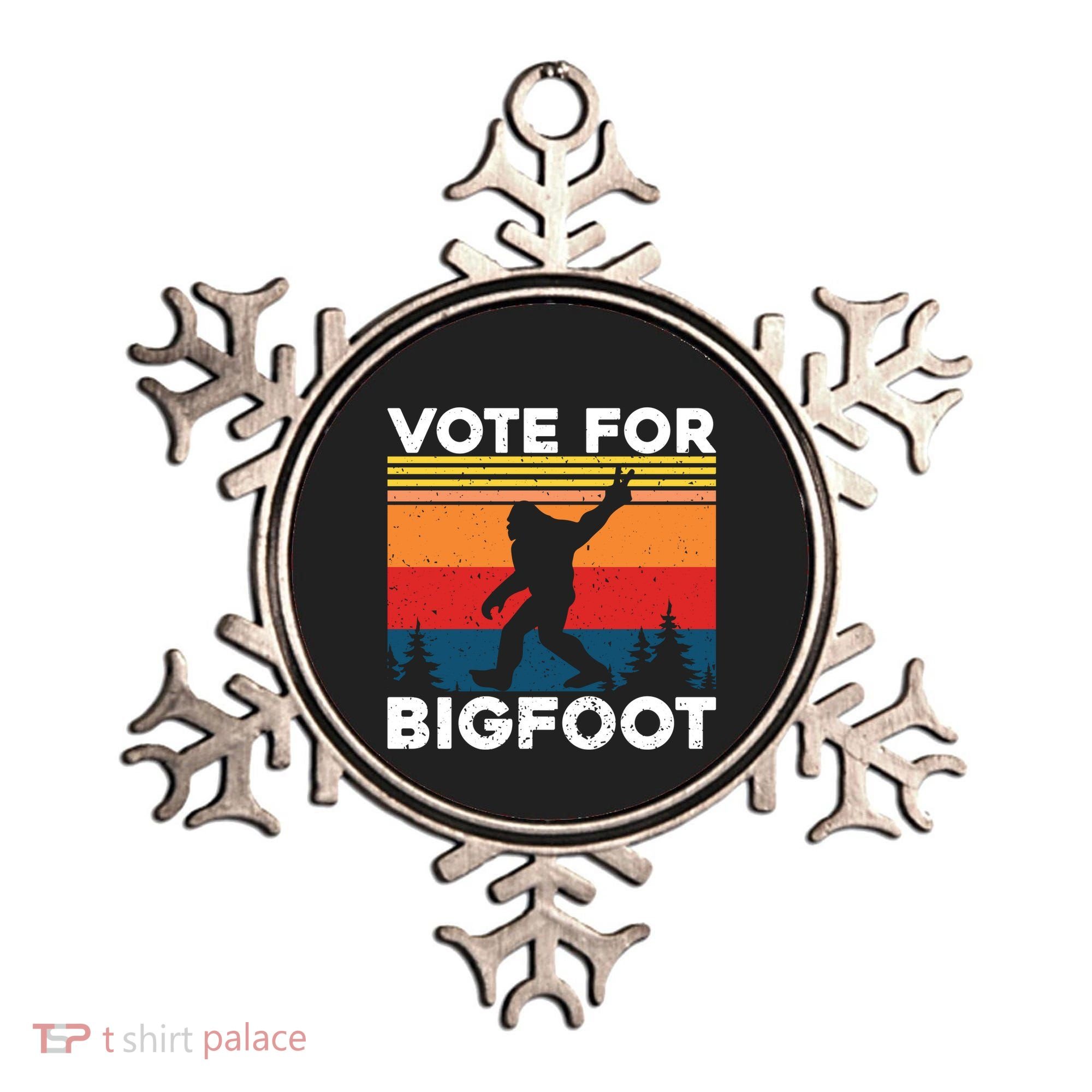 Vote For Bigfoot Ornament
