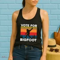 Vote For Bigfoot Women's Tank Top thumb 2