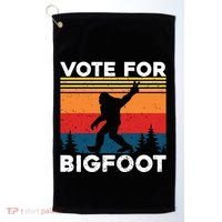 Vote For Bigfoot Golf Towel thumb 0