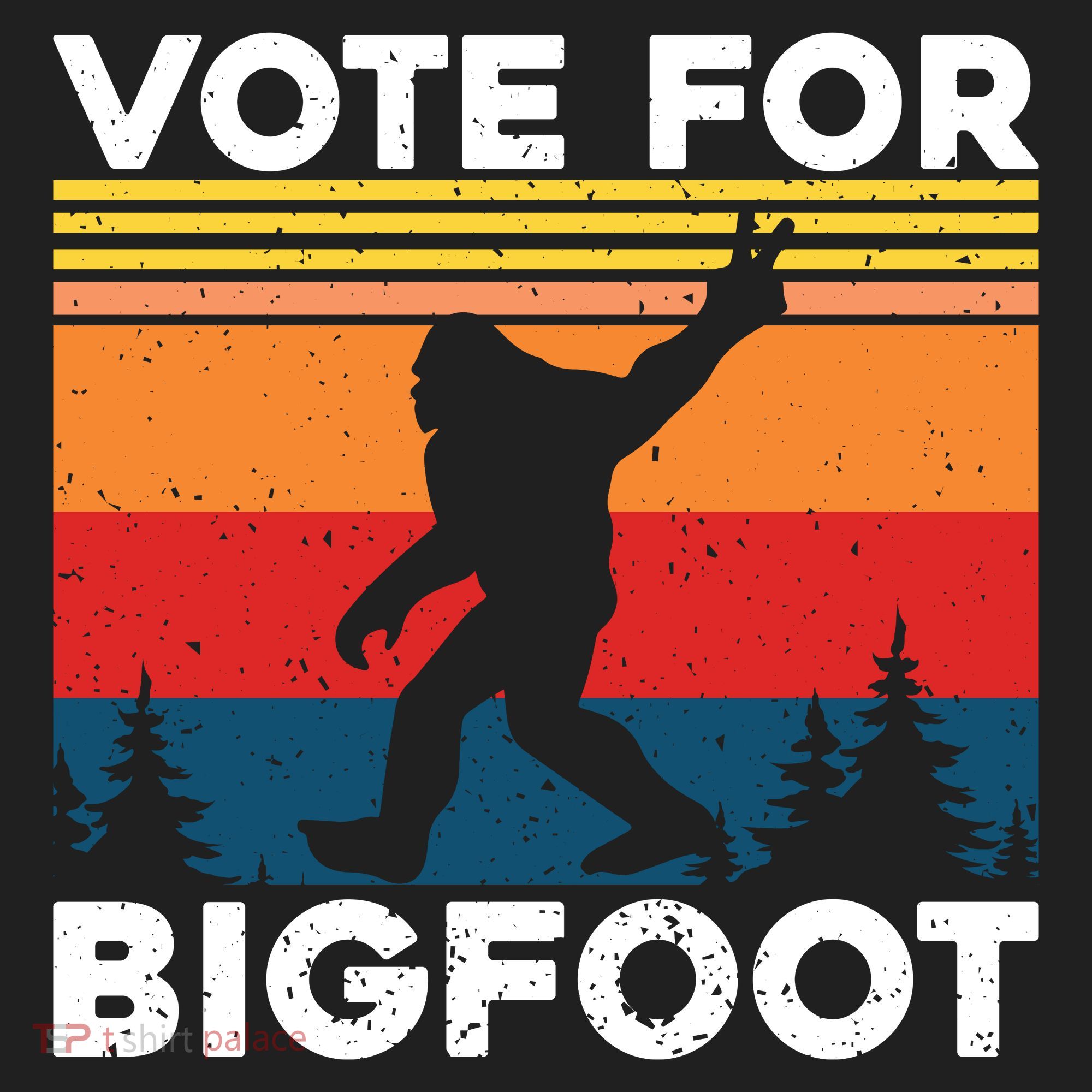 Vote For Bigfoot Golf Towel
