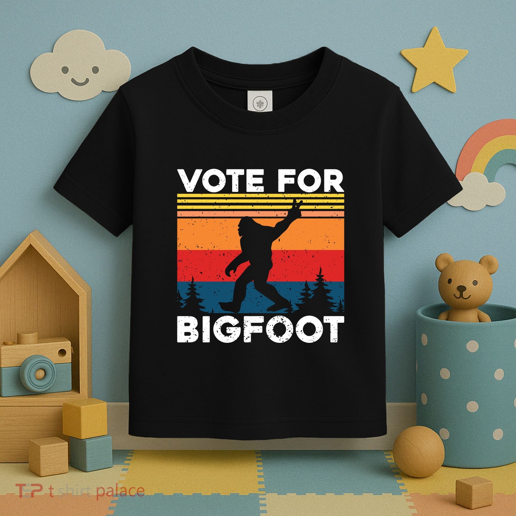 Vote For Bigfoot Toddler T-Shirt
