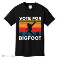 Vote For Bigfoot Kids T-Shirt thumb 0