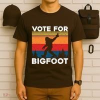 Vote For Bigfoot T-Shirt thumb 6
