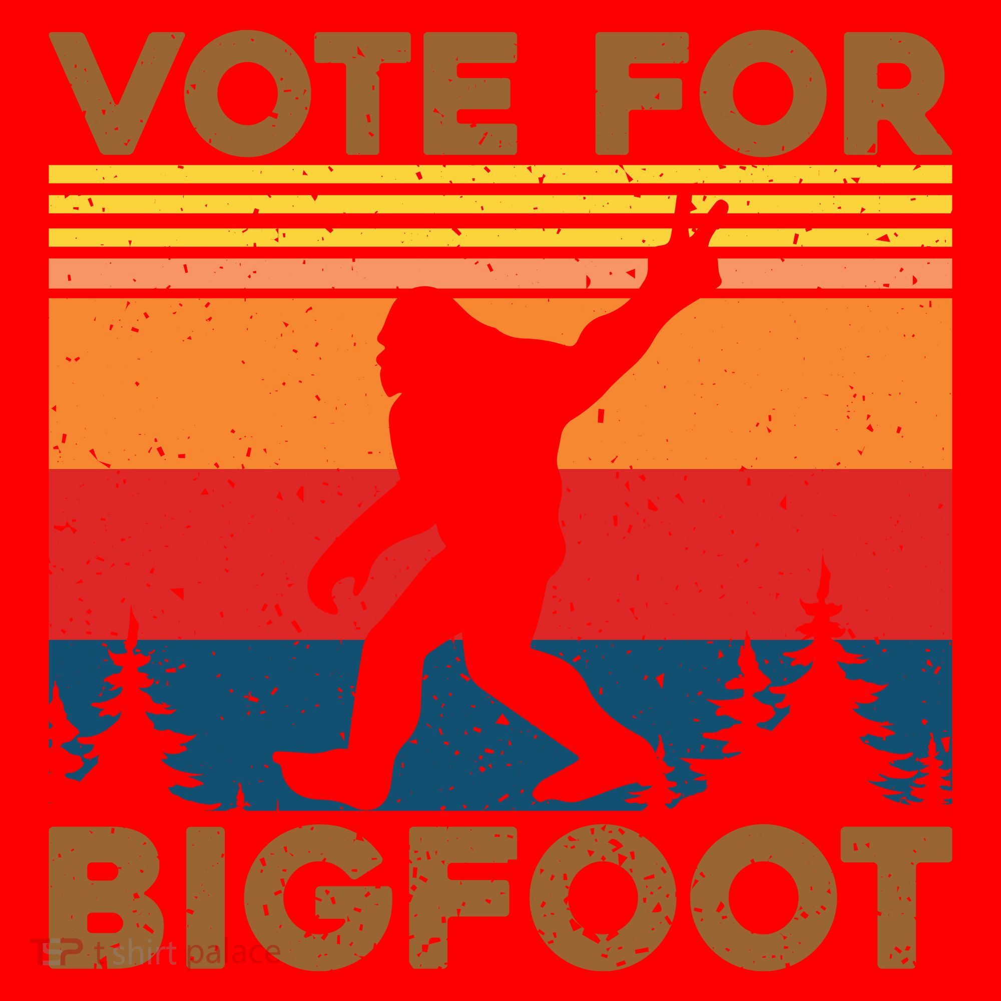 Vote For Bigfoot Santa Hat