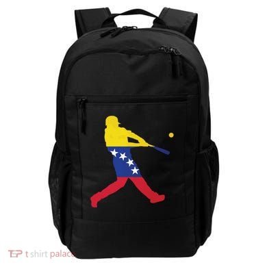 Venezuela Flag Baseball Player Meaningful Gift Backpack