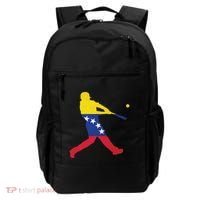 Venezuela Flag Baseball Player Meaningful Gift Backpack thumb 0