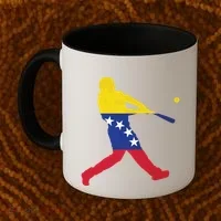 Venezuela Flag Baseball Player Meaningful Gift Coffee Mug thumb 2
