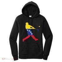 Venezuela Flag Baseball Player Meaningful Gift Women's Hoodie thumb 0