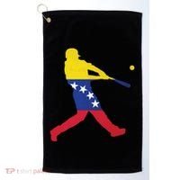 Venezuela Flag Baseball Player Meaningful Gift Golf Towel thumb 0