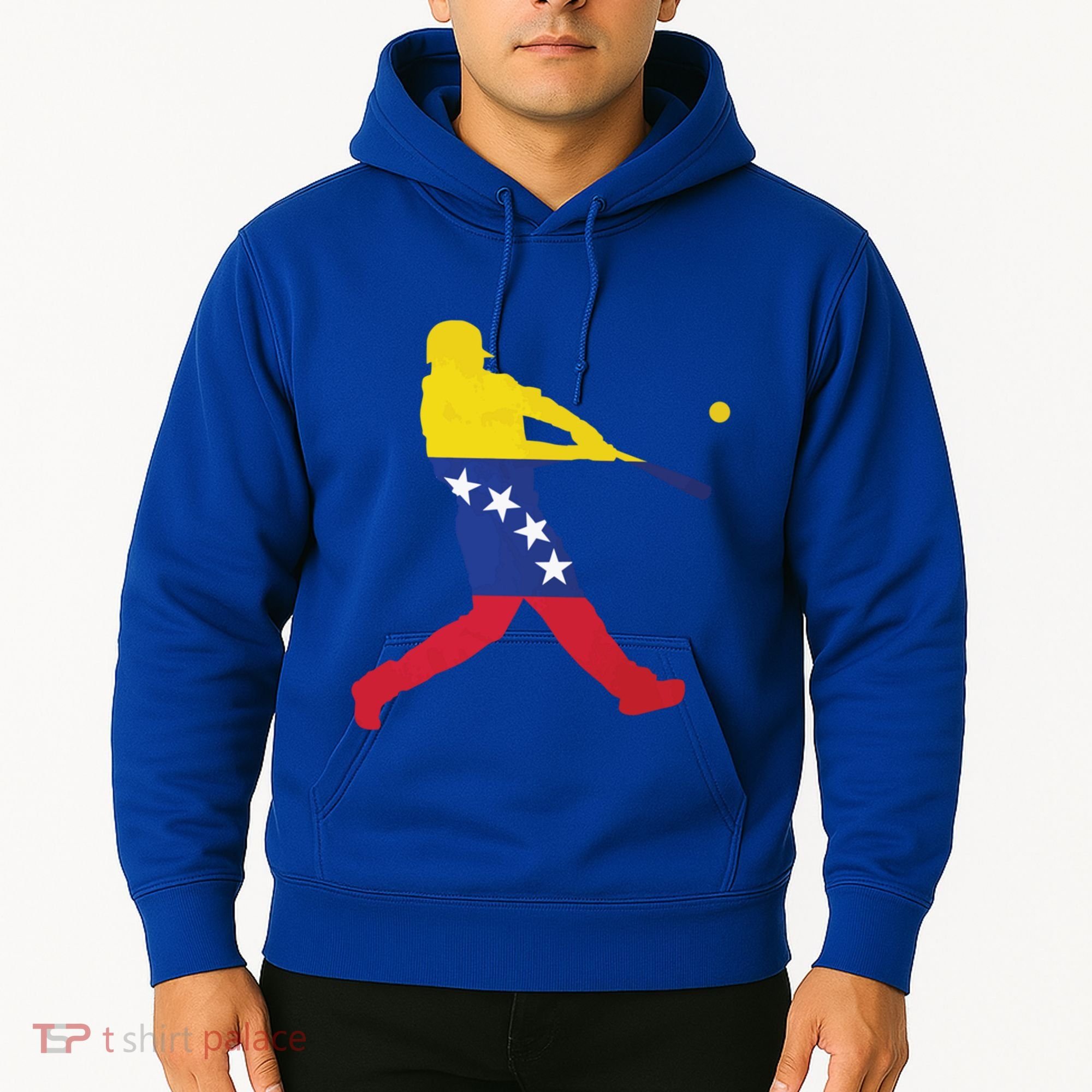 Venezuela Flag Baseball Player Meaningful Gift Hoodie