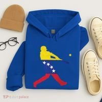 Venezuela Flag Baseball Player Meaningful Gift Hoodie thumb 4
