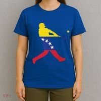 Venezuela Flag Baseball Player Meaningful Gift T-Shirt thumb 4