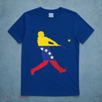 Venezuela Flag Baseball Player Meaningful Gift T-Shirt thumb 5