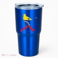 Venezuela Flag Baseball Player Meaningful Gift Tumbler thumb 0