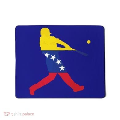 Venezuela Flag Baseball Player Meaningful Gift Mousepad