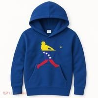 Venezuela Flag Baseball Player Meaningful Gift Kids Hoodie thumb 0