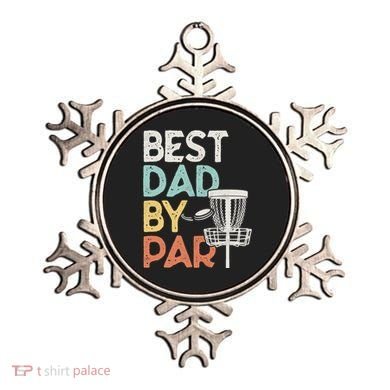 Vintage Funny Best Dad By Par Disk Golf Dad Funny Gift Ornament