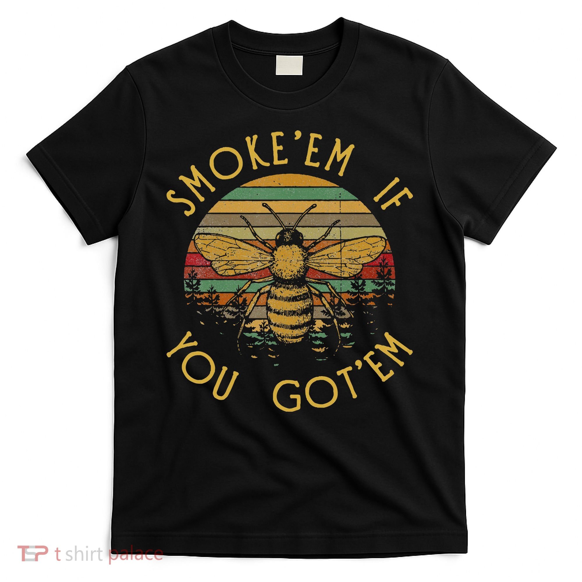 Vintage Funny Beekeeping Bee Gifts Smoke Them Bees T-Shirt