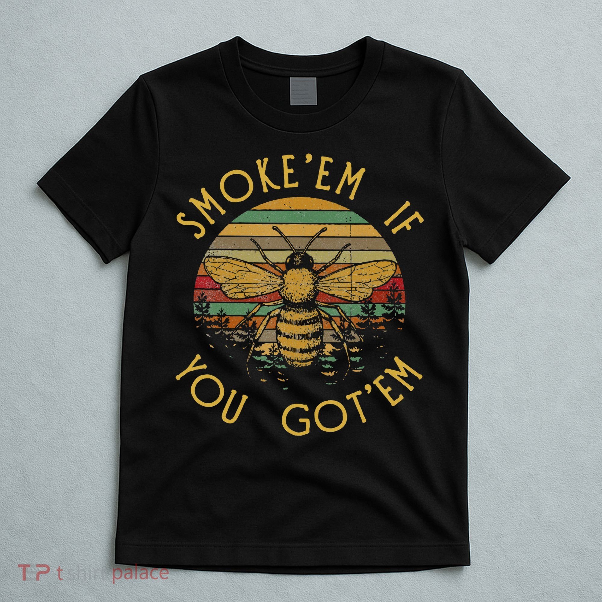 Vintage Funny Beekeeping Bee Gifts Smoke Them Bees T-Shirt