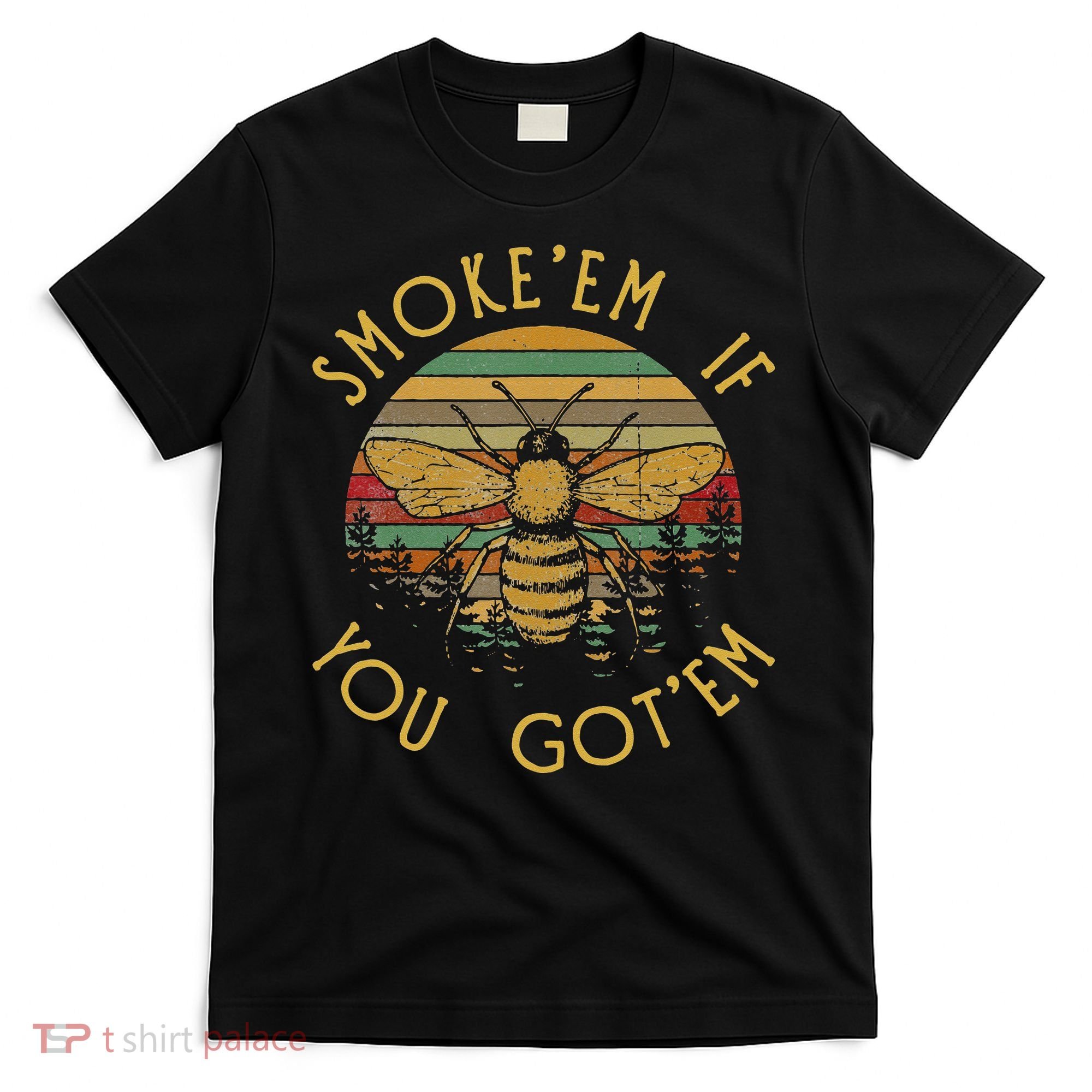 Vintage Funny Beekeeping Bee Gifts Smoke Them Bees T-Shirt