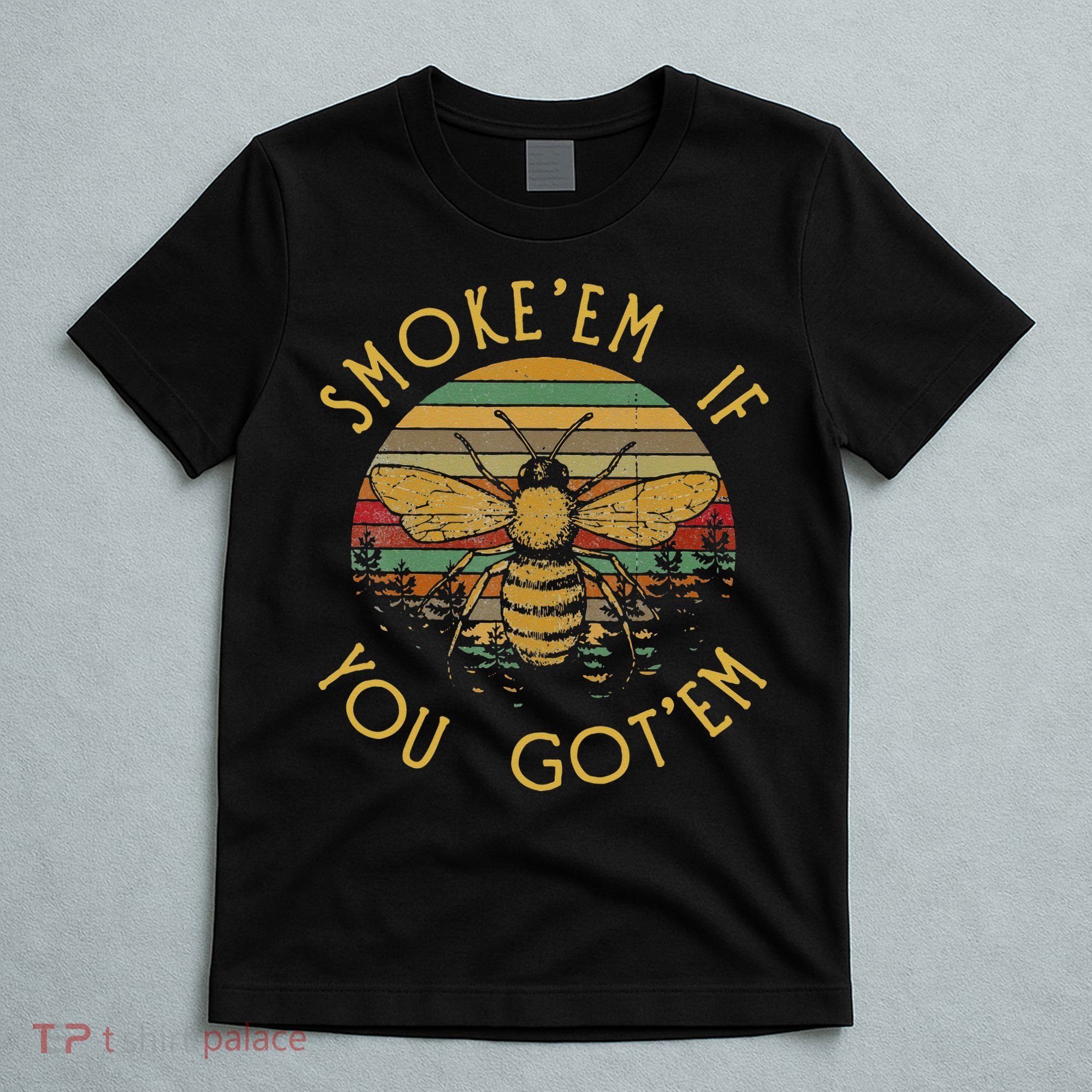 Vintage Funny Beekeeping Bee Gifts Smoke Them Bees T-Shirt